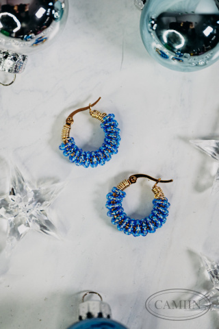 Kolczyki Candy Blue | Gwiazdka