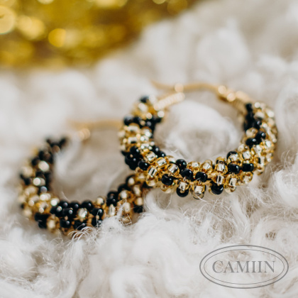 Candy Black x Gold duże | Gwiazdka