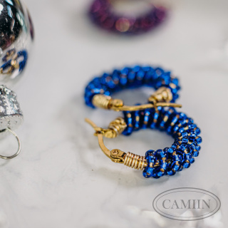Kolczyki Candy Dark Blue | Gwiazdka