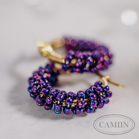 Kolczyki Candy Purple | Gwiazdka Kolczyki Candy Purple | Gwiazdka