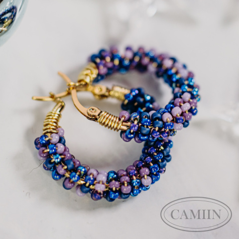 Kolczyki Candy Midnight Purple | Gwiazdka Kolczyki Candy Midnight Purple | Gwiazdka