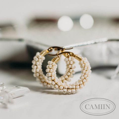 Kolczyki Candy White Pearl | Gwiazdka Kolczyki Candy White Pearl | Gwiazdka