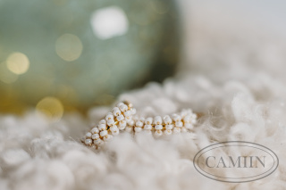 Kolczyki Candy White Pearl | Gwiazdka