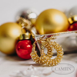 Kolczyki Candy Gold | Gwiazdka