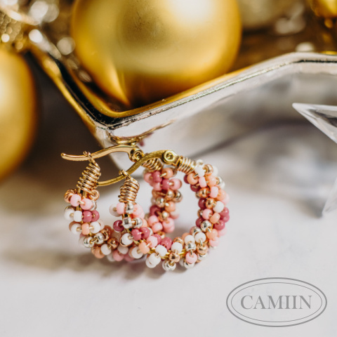 Kolczyki Candy Romantic Pink | Gwiazdka