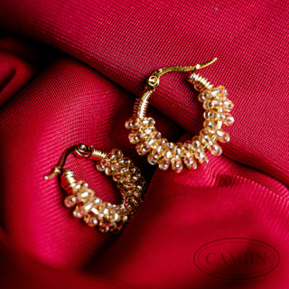 Kolczyki Candy Shiny Light Gold | True Love