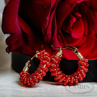 Kolczyki Candy Carmine | True Love