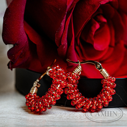 Kolczyki Candy Carmine | True Love