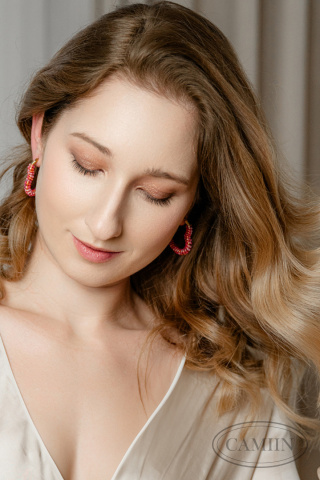 Kolczyki Candy Power of Rose Serce | True Love