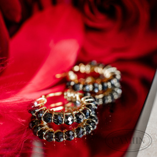Kolczyki Royal Hematyt Gray | True Love
