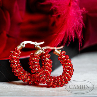 Kolczyki Candy Carmine | True Love