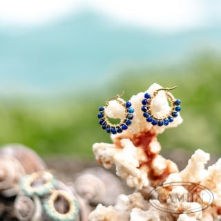 Kolczyki Royal Lapis lazuli | Travel Pure Love