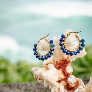 Kolczyki Royal Lapis lazuli | Travel Pure Love